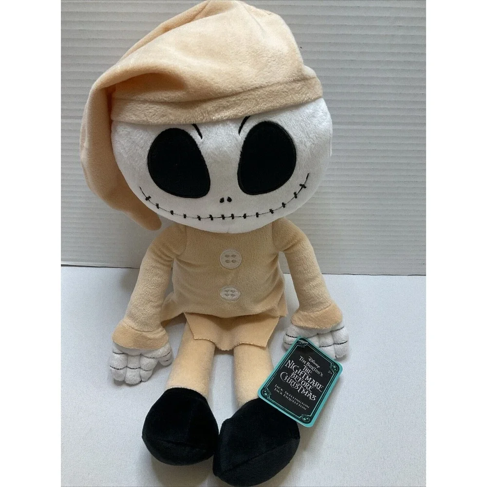NEW Disney Jack Skellington Pajama Plush Nightmare Before Christmas Nightcap 17